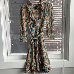 Marc By Marc Jacobs Mosaic Ruffle Dress